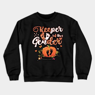 Keeper Of The Gender Reveal Baby Halloween Party Crewneck Sweatshirt